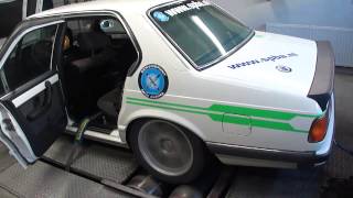 BMW 745i Turbo Track Car  Dyno Run at Beek Auto Racing [upl. by Chilt]