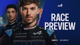 2024 Qatar GP Preview with Pierre Gasly 🇶🇦 [upl. by Haidebej]