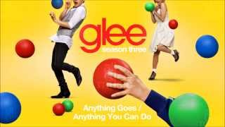 Anything Goes  Anything You Can Do  Glee HD FULL STUDIO [upl. by Jasen677]