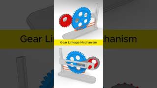 Gear Linkage Mechanism shorts mechanicalmechanism mechanicaldesign mechanism engineering [upl. by Tripp]