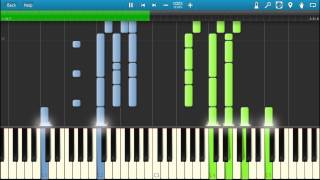 The Lumineers  Ho Hey Piano Version Synthesia [upl. by Assyla]