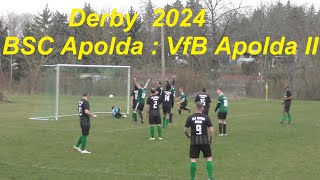 Derby 2024 BSC Apolda  VfB Apolda II [upl. by Ahseer482]