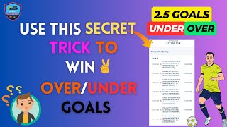 Betting Under Over 25 Goals System  Over Under 25 goals strategy assportsanalyst [upl. by Ebeohp]