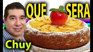 Postre de manzana tipo pay pastel pudin todo en uno economico recetachuy [upl. by Lessig]