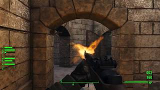 FO4  M1 Garand with Reverb and Ambiance Overhaul mod [upl. by Barbour]