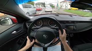 2016 Alfa Romeo Giulietta S2 Diesel 120 HP  POV Test Drive [upl. by Lokcin]