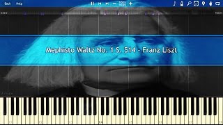 Mephisto Waltz No 1 S 514  Franz Liszt Piano Tutorial [upl. by Arbba]