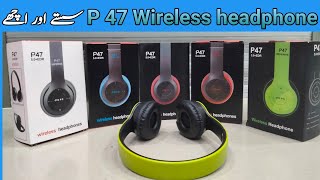 P47 wireless headphone l p47 wireless headphone review l p47 wireless headphone sound test [upl. by Nillad827]