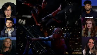 Crane Swinging Scene  The Amazing Spider Man 1  Reaction Mashup  spiderman [upl. by Nwahsear74]