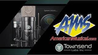 AES 2019 Townsend Labs Sphere L22 Microphone  American Musical Supply [upl. by Alhahs31]