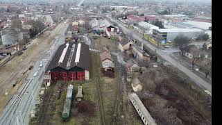 Novi sad  Subotica Zeleznicka stanica nastavak trase ka Kelebiji 06 januar 2024 [upl. by Elbertina]