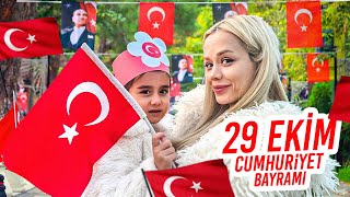 29 EKİM CUMHURİYET BAYRAMI VLOG   Gamze Karta Öykü Karta [upl. by Liesa]