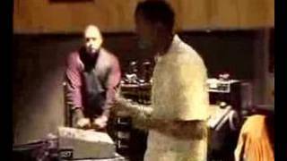 Kanye West making an ill track in the studio [upl. by Nosnek]