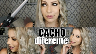 CACHO DIFERENTE COM BABYLISS CÔNICO [upl. by Nylsaj]