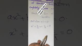 derivation of quadratic formulaAminaMathlearningcenter2024 [upl. by Arten166]