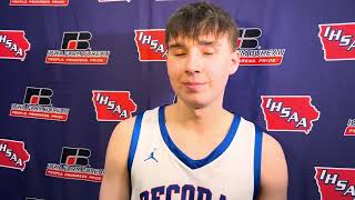 Decorah’s Ben Bockman scored 29 vs Willamsburg [upl. by Mairim]