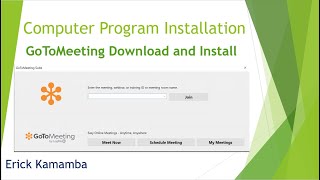 Computer Programs Installation  Downloading and Installing GoToMeeting App without Errors [upl. by Hudson]