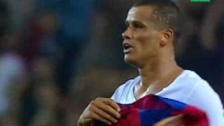 GOLAZO CHILENA RIVALDO BARCELONA VALENCIA HD ALTA CALIDAD Y SONIDO BICYCLE KICK [upl. by Luann]