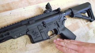 Armalite M 15 Tactical 18quot [upl. by Ramedlav]