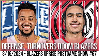 Portland Trail Blazers vs New Orleans Pelicans Recap and Highlights  Blazers Uprise Postgame Show [upl. by Atteyek]