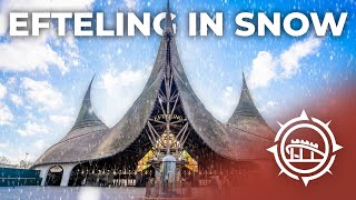 🇳🇱 EFTELING Winter Efteling in de sneeuw  Park Walkthrough 4K [upl. by Ailad]