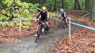 1e cyclocross wedstrijd van het seizoen in Vorselaar Matti U11 CyclingVlaanderen [upl. by Idnar642]