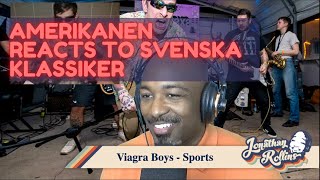 Amerikanen Reacts to Svenska Klassiker Viagra Boys  Sports [upl. by Yemiaj]