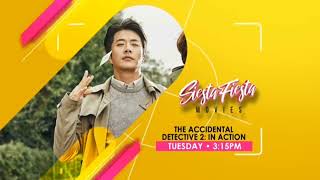 GTV  Siesta Fiesta Movies The Accidental Detective 2 In Action 2018 Promo July 23 2024 [upl. by Chariot]