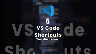 5 VS Code Shortcuts You Must Know  VS Code Tips and Tricks shorts vscode [upl. by Gaw734]