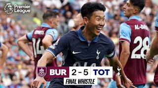 Spurs Take The Points  FINAL WHISTLE  Burnley 2  5 Tottenham Hotspur [upl. by Nomsed]