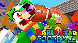 Super Mario STAR FOOTBALL  Minecraft Super Mario 222 [upl. by Peggir]