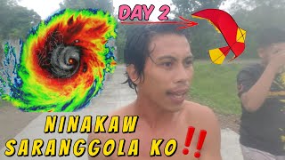 NINAKAW SARANGGOLA KO BAGYONG CARINA VS SARANGGOLA buwis buhay [upl. by Odom]