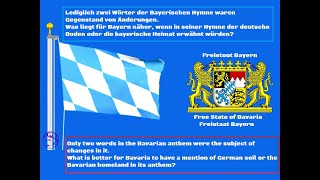 The national anthem of Free State of Bavaria quotThe BayernhymnequotHymn of Bavaria adopted 1860 [upl. by Draw503]