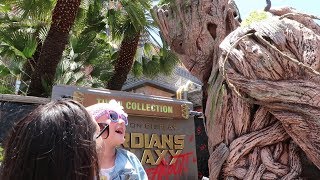 Our first time meeting Groot  Disneyland vlog 37 [upl. by Hamlen127]