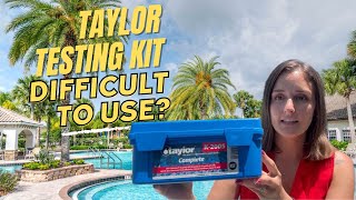 Taylor K2005 Pool Test Kit Review Easy Pool Water Testing Explained [upl. by Attennaej668]