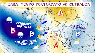 METEO NON SMETTE DI PIOVERE SULLITALIA ALTRE PERTURBAZIONI IN VISTA E CLIMA PIU FRESCO ANALISI [upl. by Annwahsal129]