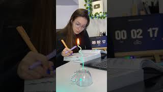 this wick just doesn’t work study studying studytime studywithme candles candle [upl. by Munson]