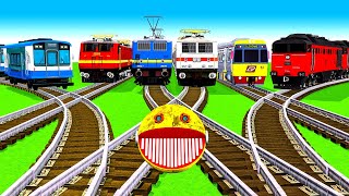 【踏切アニメ】あぶない電車 TRAIN THOMAS 🚦 Fumikiri 3D Railroad Crossing Animation Kereta Api Kartun 123 [upl. by Stormi]