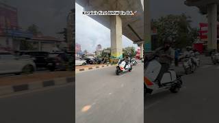 17 Lakhs worth bmw ce04 electric scooter first time on Kerala roads🚀 [upl. by Joan]