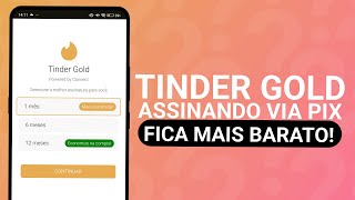 COMO ASSINAR TINDER GOLD PELO PIX [upl. by Oza436]