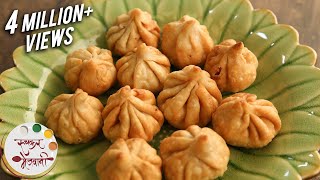 Fried Modak  तळलेले मोदक  Ganesh Chaturthi  Easy To Make Sweet  Recipe by Archana in Marathi [upl. by Worthington]