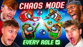 SIDEMEN AMONG US ULTRA CHAOS MODE EVERY SINGLE ROLE TURNED ON [upl. by Kachine55]