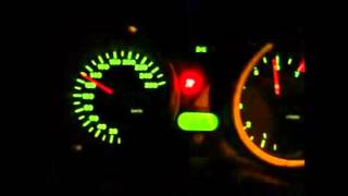 Alfa Romeo GTV V6 24V 220 HP 0160kmh acceleration [upl. by Halonna]