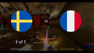 Sweden vs France Quake 3 Arena CTF q3wcp15 20040601 game 3 of 5 [upl. by Anrapa]