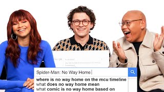 Tom Holland Zendaya amp Jacob Batalon Answer MORE of the Webs Most Searched Questions  WIRED [upl. by Mellitz276]