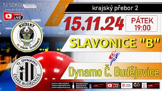 KP2  15112024  Slavonice B vs Dynamo Č Budějovice [upl. by Pharaoh]