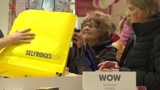 Selfridges ready for retail rush [upl. by Jayne750]