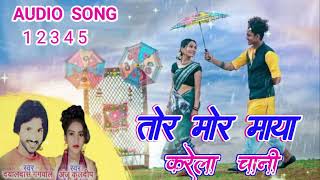 तोर मोर माया करेला चानी  Anju kuldeepdayal das gangwal  CG SONG अंजू कुलदीप दयाल दास गंगवाल [upl. by Del]