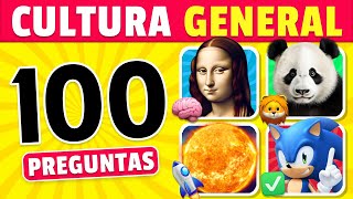 🧠 ¿Cuánto Sabes 🌎🤓 100 Preguntas de Cultura General ✅ [upl. by Denten]