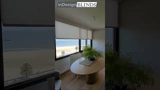 Motorised roller blinds  InDesign Blinds Australia [upl. by Suoivatnod]